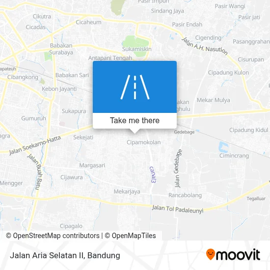 Jalan Aria Selatan II map