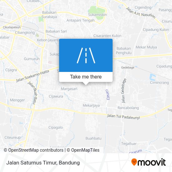 Jalan Saturnus Timur map