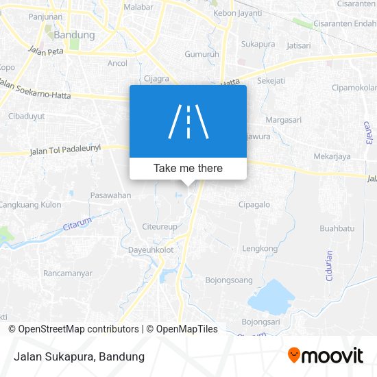 Jalan Sukapura map