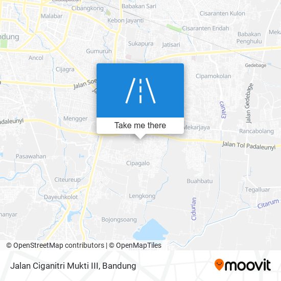 Jalan Ciganitri Mukti III map