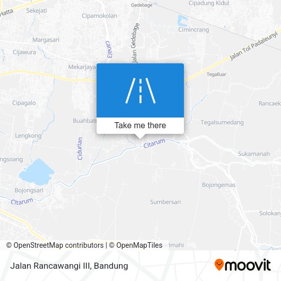 Jalan Rancawangi III map