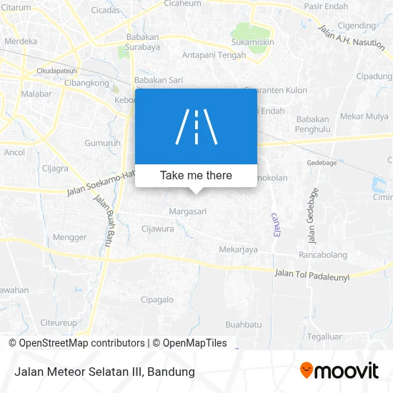 Jalan Meteor Selatan III map