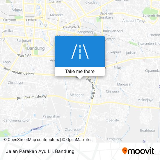 Jalan Parakan Ayu Lll map