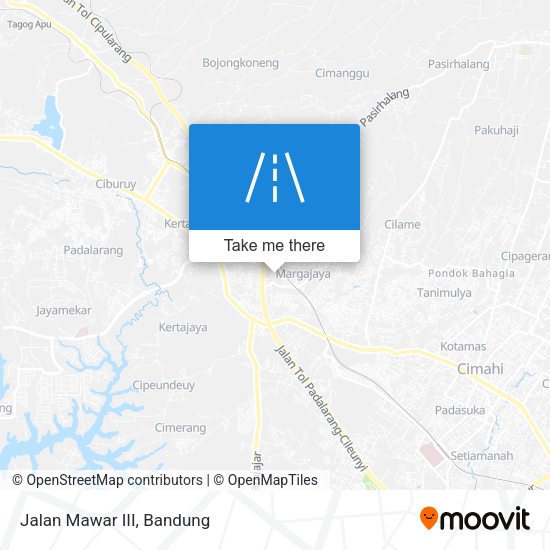 Jalan Mawar III map