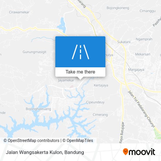 Jalan Wangsakerta Kulon map