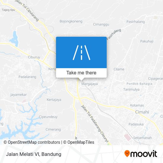 Jalan Melati VI map