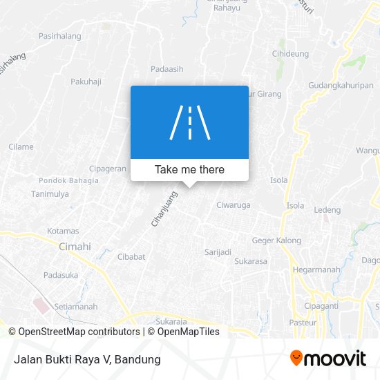 Jalan Bukti Raya V map