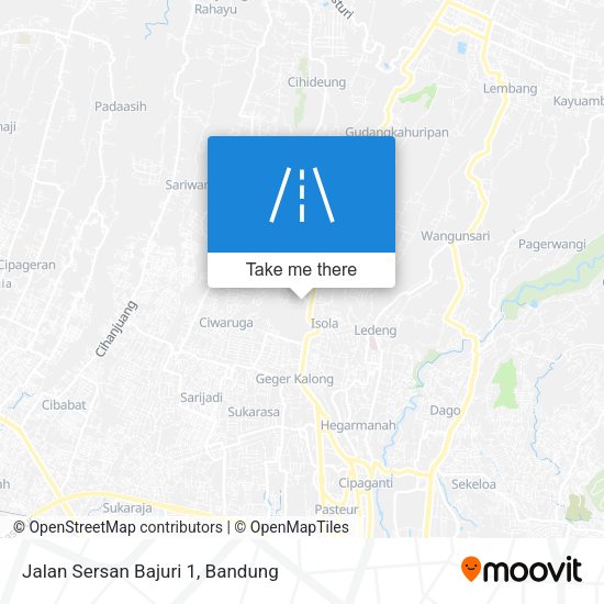 Jalan Sersan Bajuri 1 map