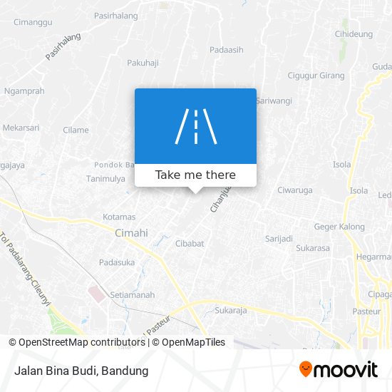 Jalan Bina Budi map