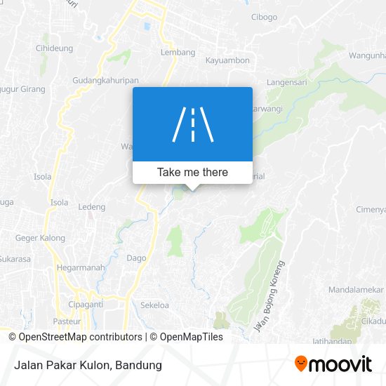 Jalan Pakar Kulon map