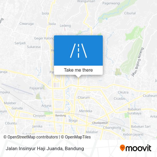 Jalan Insinyur Haji Juanda map