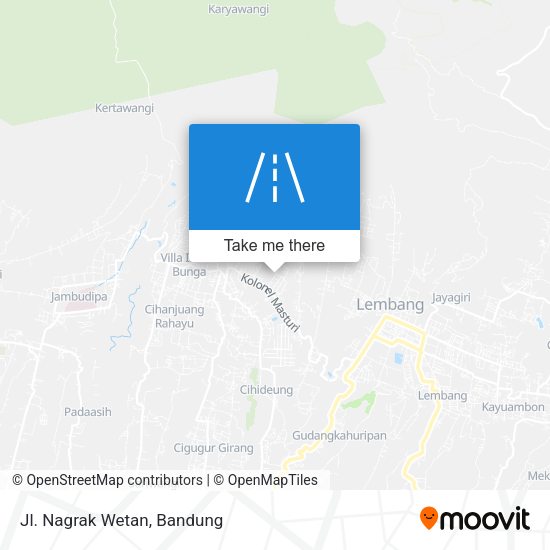 Jl. Nagrak Wetan map