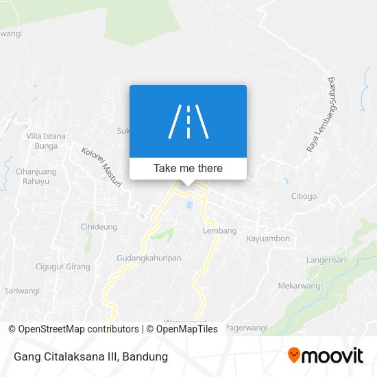 Gang Citalaksana III map