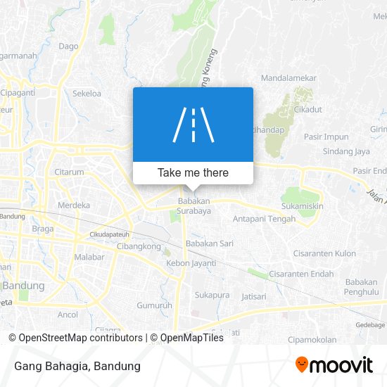 Gang Bahagia map