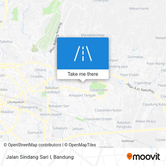 Jalan Sindang Sari I map