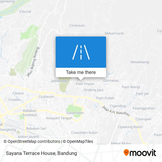 Sayana Terrace House map