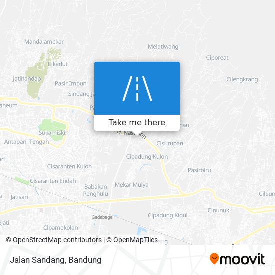 Jalan Sandang map