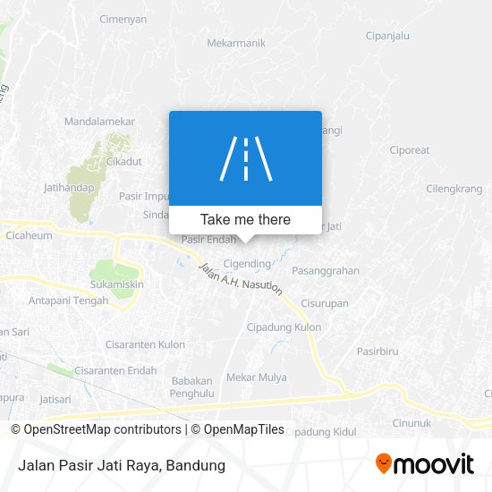 Jalan Pasir Jati Raya map