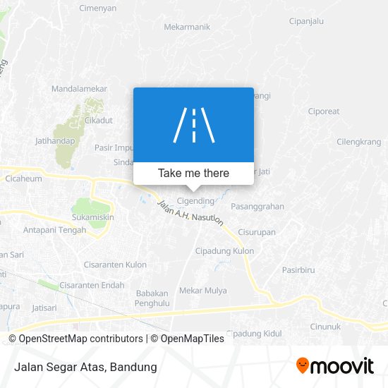 Jalan Segar Atas map