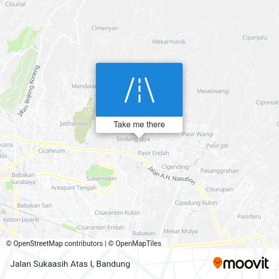 Jalan Sukaasih Atas I map