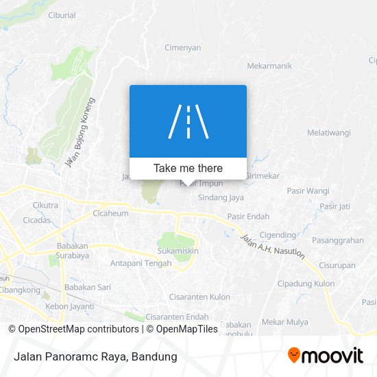 Jalan Panoramc Raya map