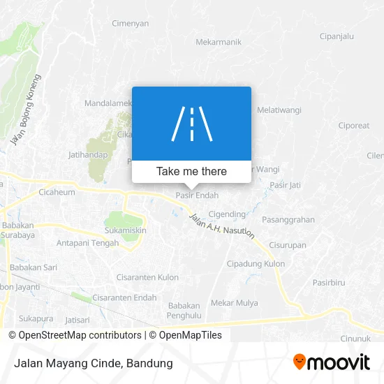 Jalan Mayang Cinde map