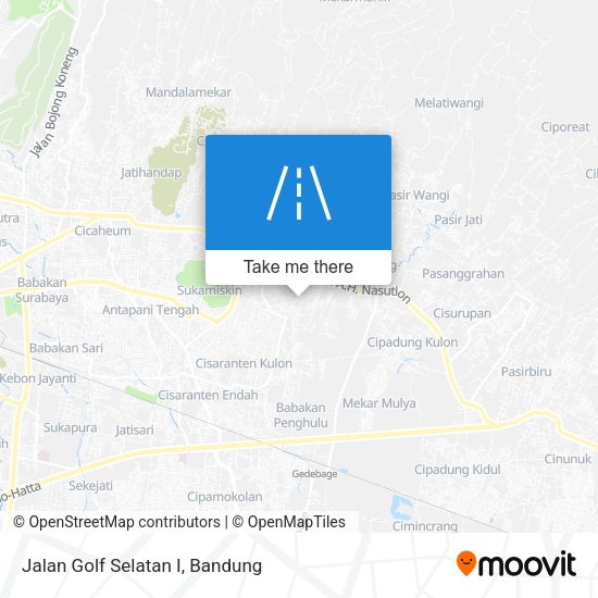 Jalan Golf Selatan I map