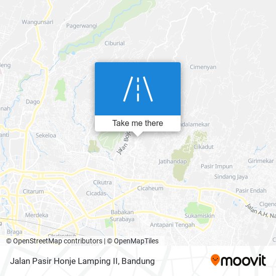 Jalan Pasir Honje Lamping II map