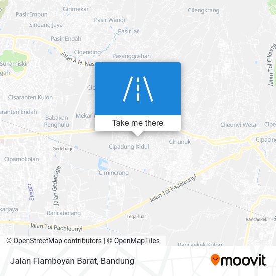 Jalan Flamboyan Barat map