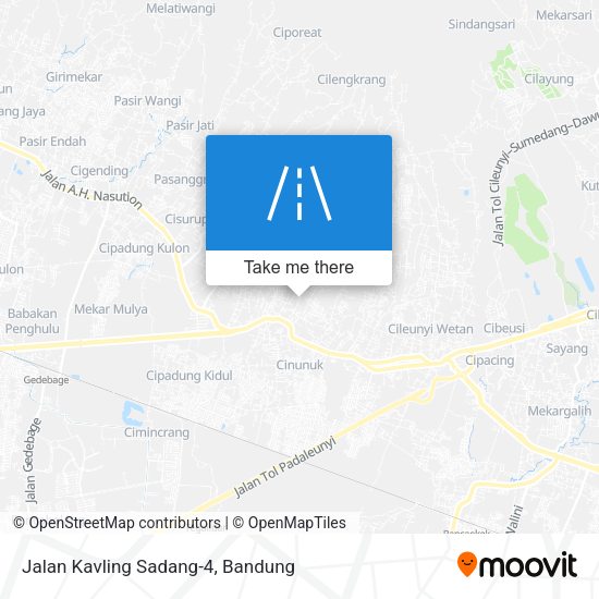 Jalan Kavling Sadang-4 map