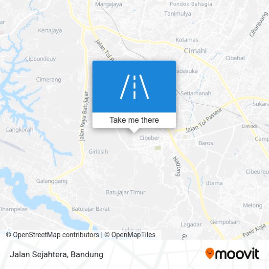 Jalan Sejahtera map