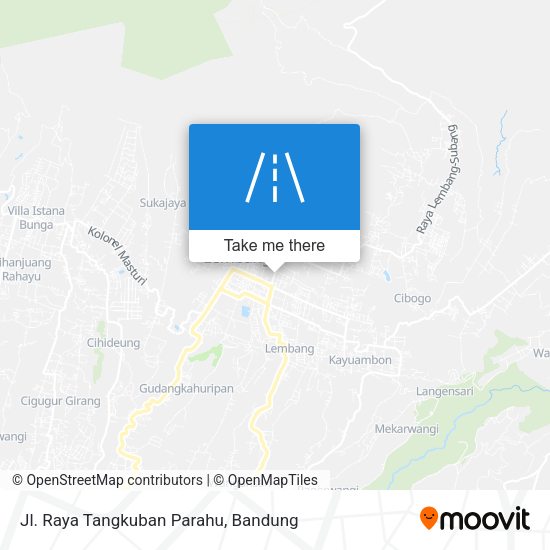 Jl. Raya Tangkuban Parahu map