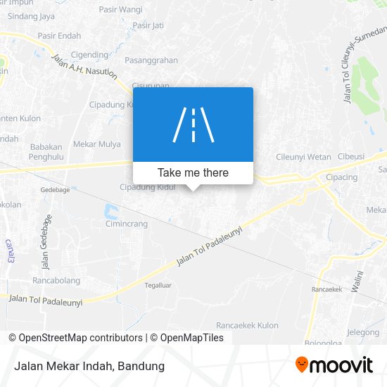 Jalan Mekar Indah map