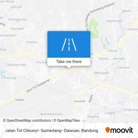 Jalan Tol Cileunyi–Sumedang–Dawuan map
