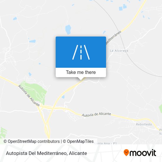 Autopista Del Mediterráneo map