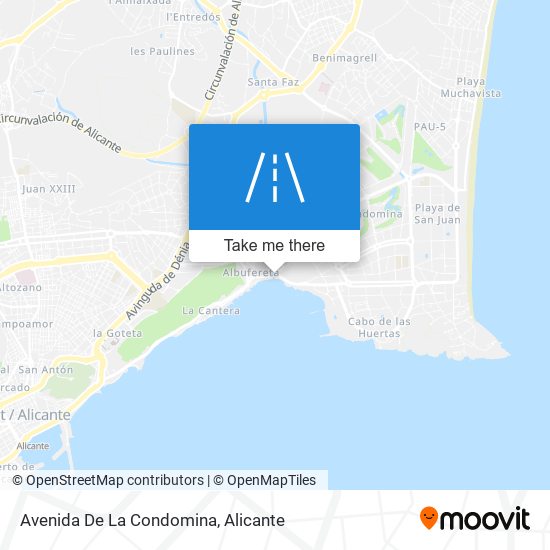 mapa Avenida De La Condomina