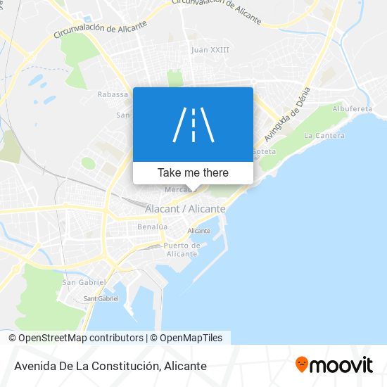 mapa Avenida De La Constitución