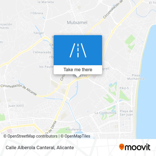 Calle Alberola Canteral map