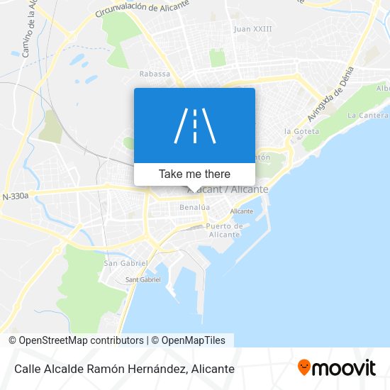 Calle Alcalde Ramón Hernández map