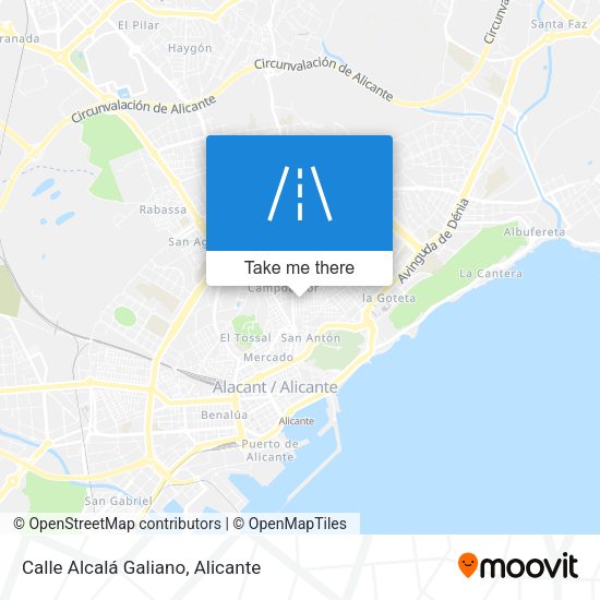 Calle Alcalá Galiano map