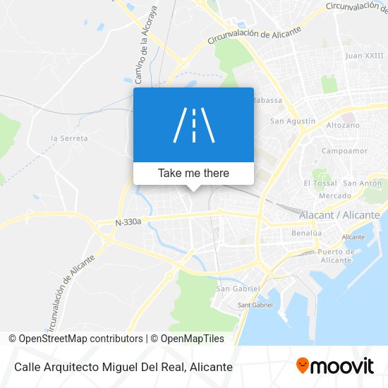 Calle Arquitecto Miguel Del Real map