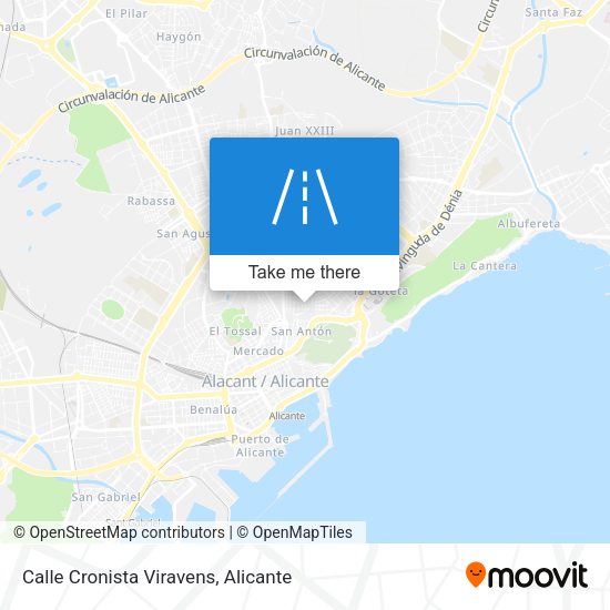 Calle Cronista Viravens map
