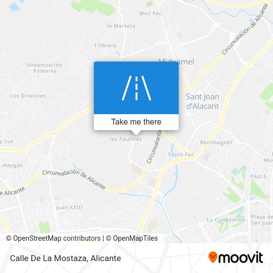 Calle De La Mostaza map