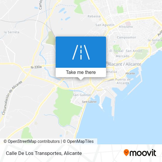 Calle De Los Transportes map
