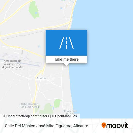 Calle Del Músico José Mira Figueroa map