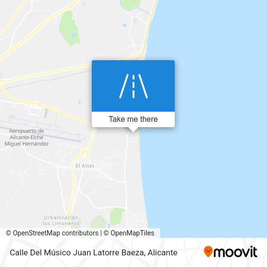 Calle Del Músico Juan Latorre Baeza map