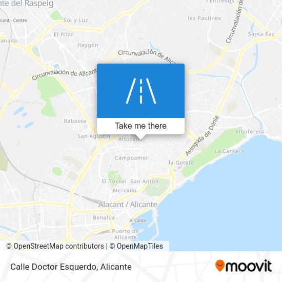 Calle Doctor Esquerdo map