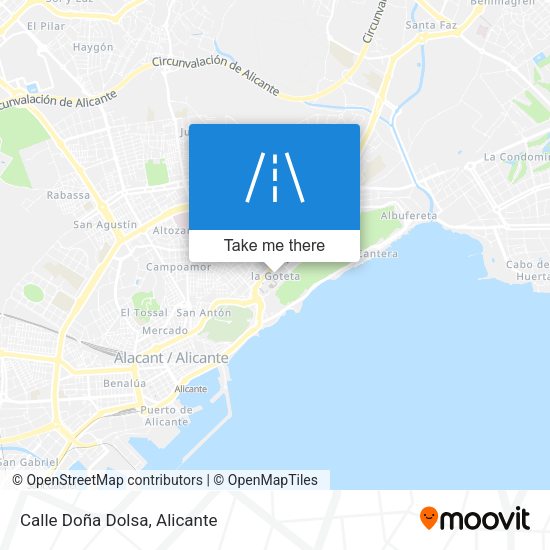Calle Doña Dolsa map