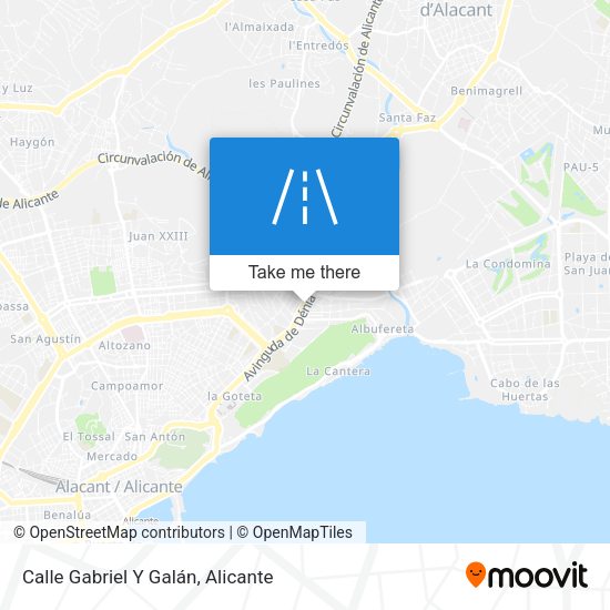 Calle Gabriel Y Galán map