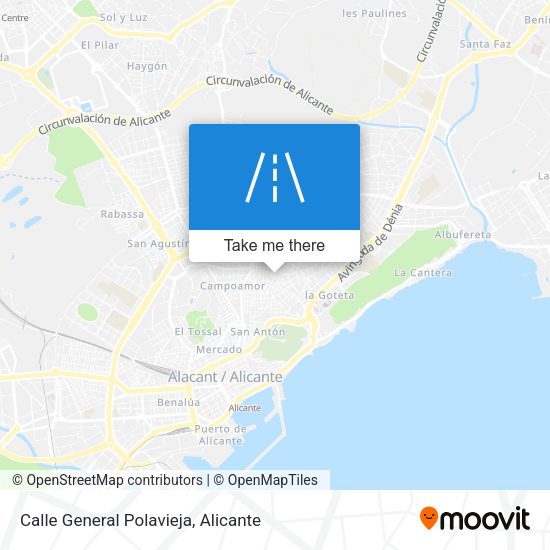 Calle General Polavieja map